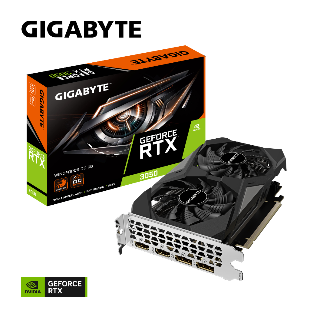GeForce RTX 3050 WINDFORCE OC 6G (GV-N3050WF2OC-6GD)