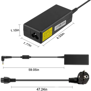For Acer สายชาร์จโน๊ตบุ๊ค อะเเดปเตอร์ ADAPTER ACER 19V 3.42A 65W หัว 5.5*1.7MM Notebook Adapter power line สายไฟ