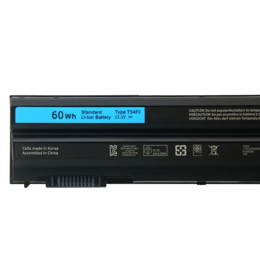 แบรนด์ใหม่ DELL T54FJ เข้ากันได้ 5200mAh คุณภาพสูงN3X1D E5420 E5430 E5520 E5530 E6420 E6430 E6520 E6530แบตเตอรี่แล็ปท็อป