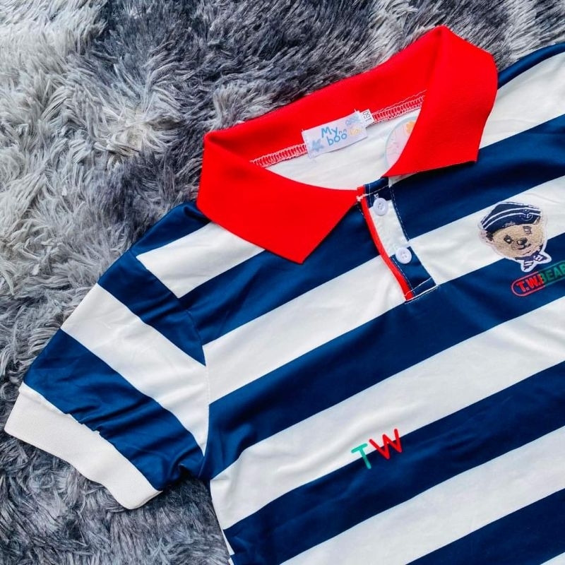 เสื้อ Polo ปักหมี เกรดพรีเมี่ยม งานผ้าเกรดA