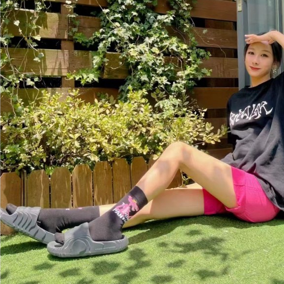 Adidas Adilette 22 รองเท้าแตะ ผิวหยาบ พื้นโลโก้ ใส่สบาย กันน้ำ