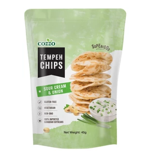 [6จ่าย5] New เทมเป้ 🔥 Cozzo Tempeh Soy Bean Chips ชิปถัวเหลืองทอดกรอบ