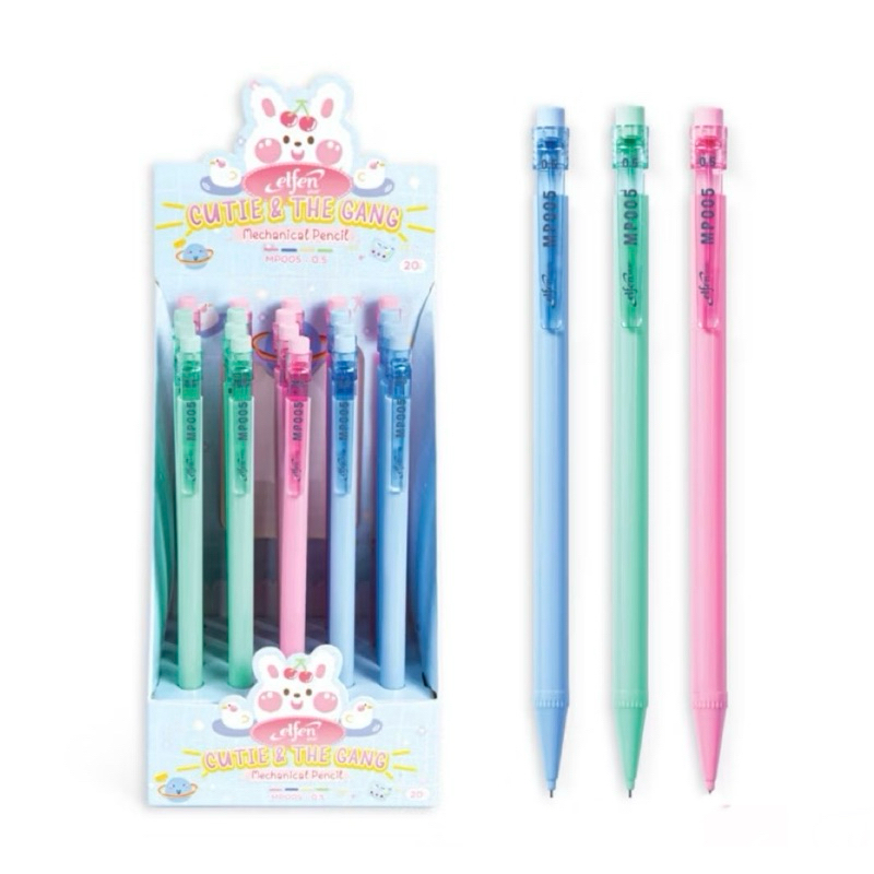 “Elfen” Plus+  ดินสอกด (0.5 mm.) MP005 (กล่อง/20 แท่ง)