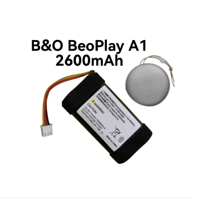 Battery 2600mAh for B&O wireless BeoPlay A1 Bluetooth P6 portable speaker C129D3 replacement battery