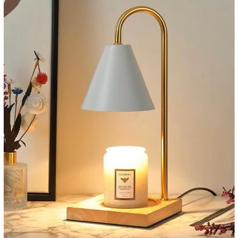 🔥โคมไฟอุ่นเทียน🔥Candle Warmer โคมไฟละลายเทียนหอม หรี่แสงได้ อโรม่า ตั้งได้ทุกที่ในบ้าน