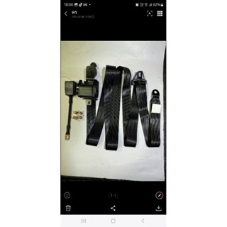 เข็มขัดยึด 3 จุด สำหรับ Nissan Big M ขาสปริงสีดำ 1 ชุดต่อ 1 …