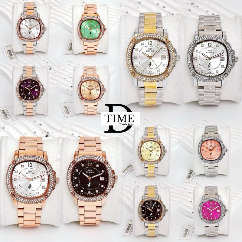 ✨แท้💯%✨นาฬิกาข้อมือParis Polo Club PPC-DA01 ประกันศูนย์ไทย 1 ปี💥พร้อมส่ง💥