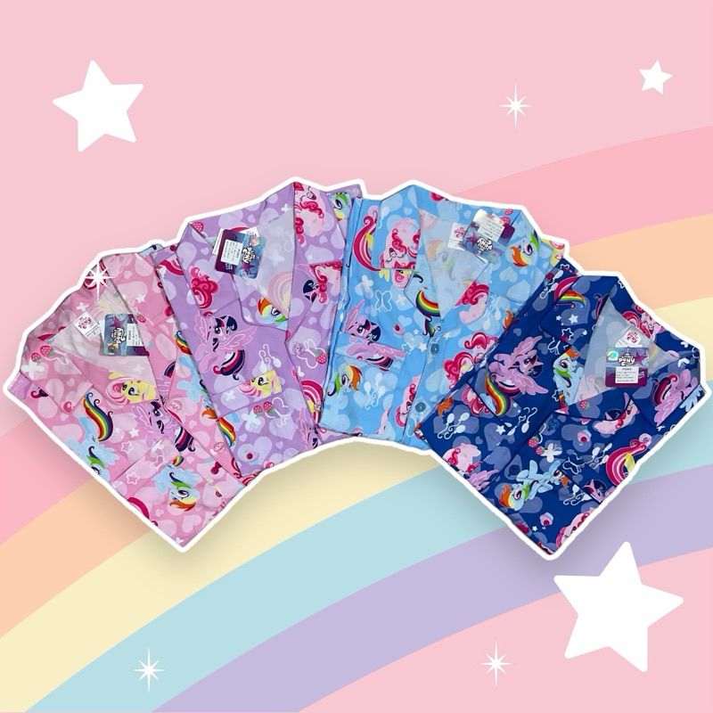 ชุดนอน LITTLE PONY ผ้าไหมอิตาลี่ (รอบอก44นิ้ว)