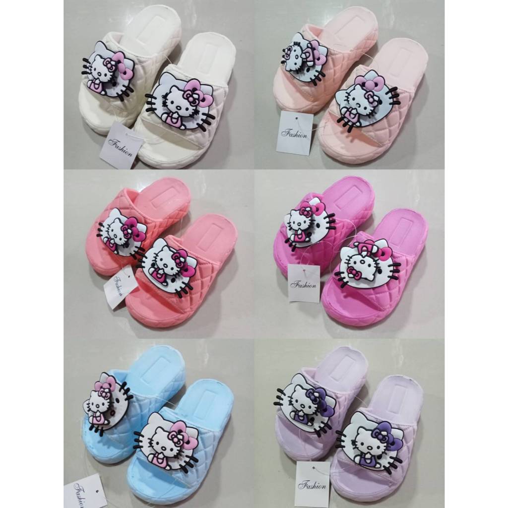 ❤ พร้อมส่งจ้า ❤ รองเท้าแตะเด็กผู้หญิง ลายคิตตี้ คิตตี้หมุนได้ เบา ใส่สบาย ใส่ลงน้ำได้ ไม่ลอก ไม่ขาดจ้า น่ารักมาก