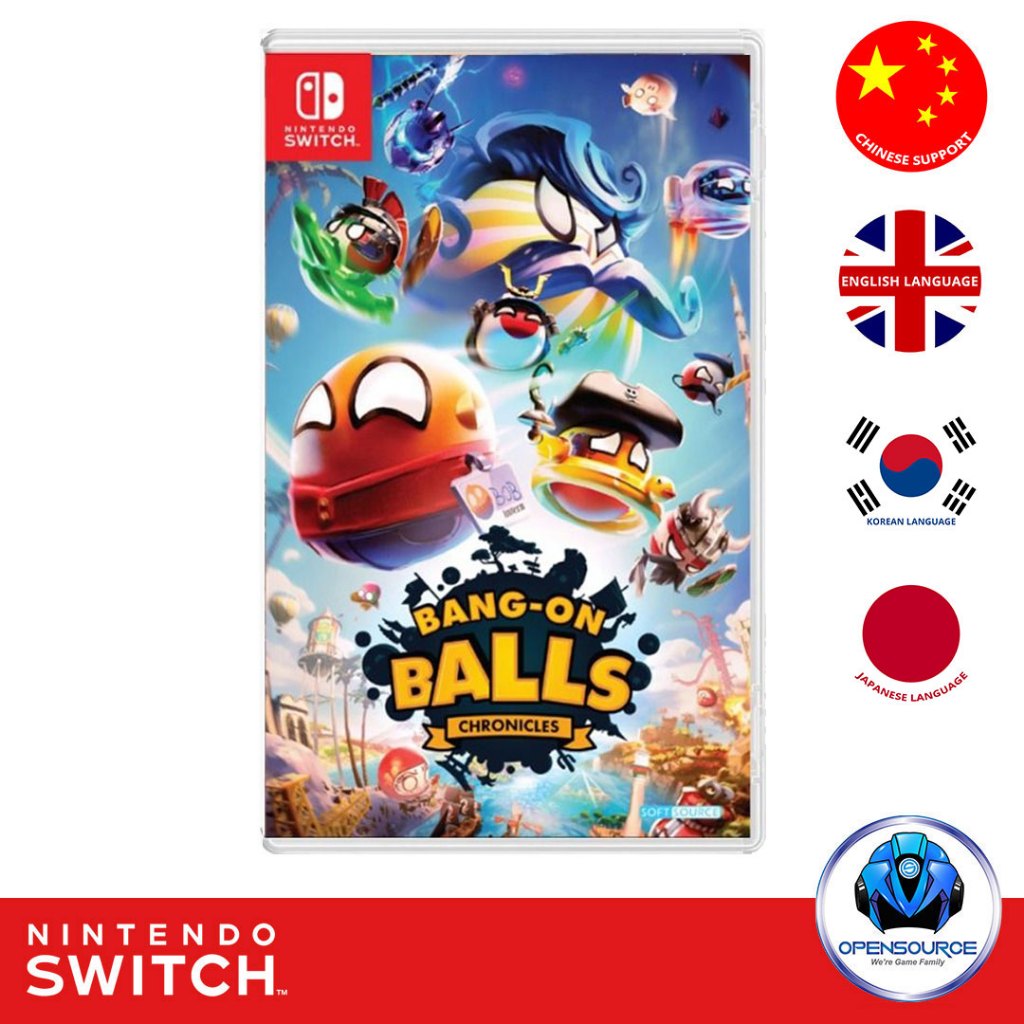 [มี 4 ภาษา พร้อมส่ง]Nintendo: Bang-On Balls: Chronicles (ASIA EN/CH/KR/JP) - Nintendo Switch