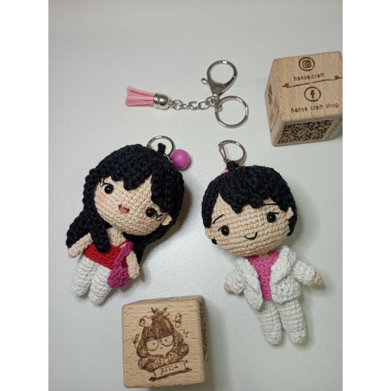 รุ่น 3-3.5 นิ้ว พวงกุญแจ : ตุ๊กตาคนดัดร่างกายได้​ คู่รัก​ ของขวัญวันเกิด​ แต่งงาน วันครบรอบ​ เกษียณ สั่งทางแชทนะคะ