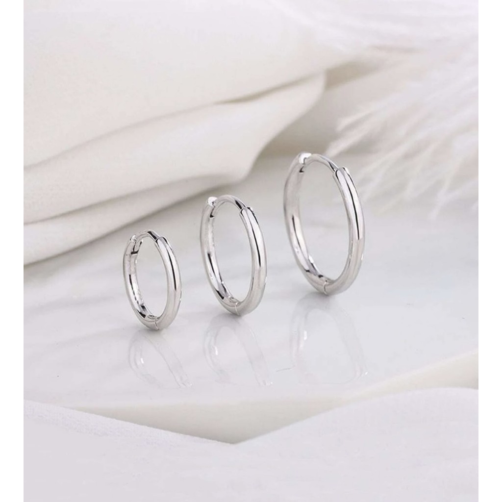 KYM.vibes - my essentials hoop earrings ต่างหูห่วงสแตนเลส