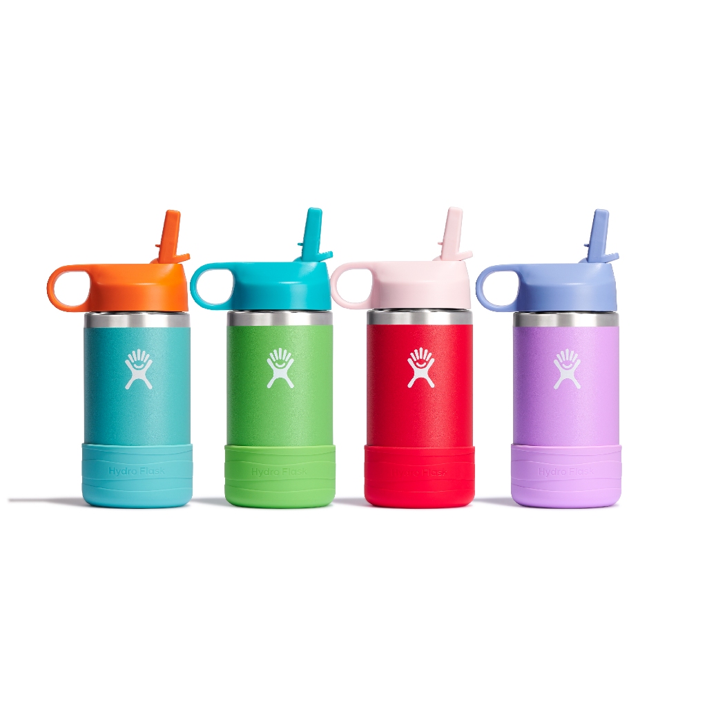 HYDRO FLASK WIDE MOUTH KIDS WITH FLEX STRAW CAP 12 OZ กระติกน้ำ เก็บความเย็น เก็บความร้อน เก็บอุณหภูมิ