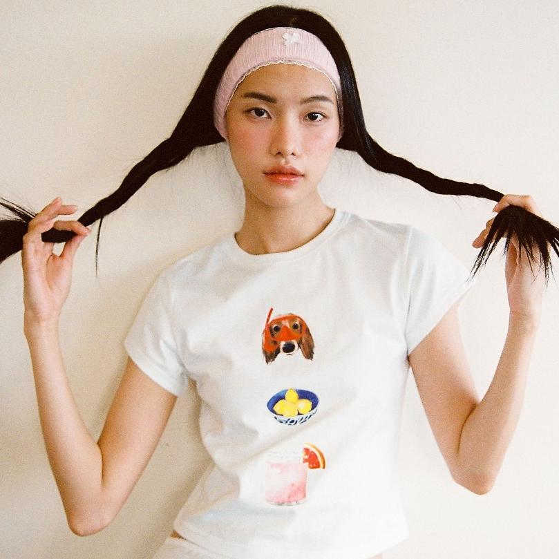 Summerisfine - SUNDAY - Baby Tee เสื้อยืด cotton100%