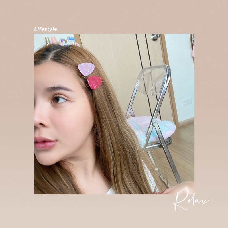 คัมเเบคเเล้วจ้า!➰กิ๊บปากเป็ดรุ่นหินอ่อน ขนาด6cm กิ๊บปากเป็ดติดชื่อได้ น้ำหนักเบาเด็กๆติดได้🥨✨ - รูปที่ 4