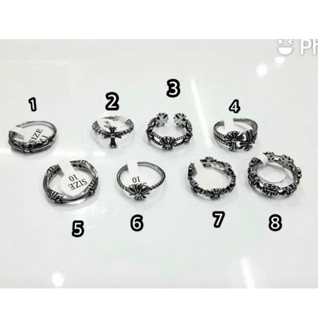 แหวน กางเขน โครมฮาท chrome hearts (รวม)
