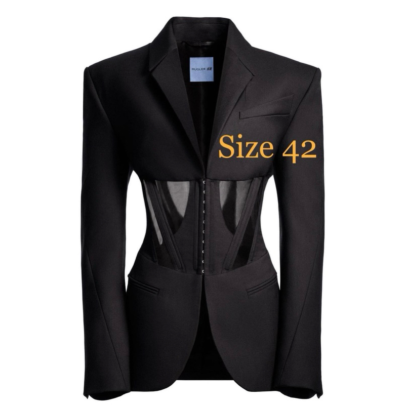 Mugler x HM Croset jacket