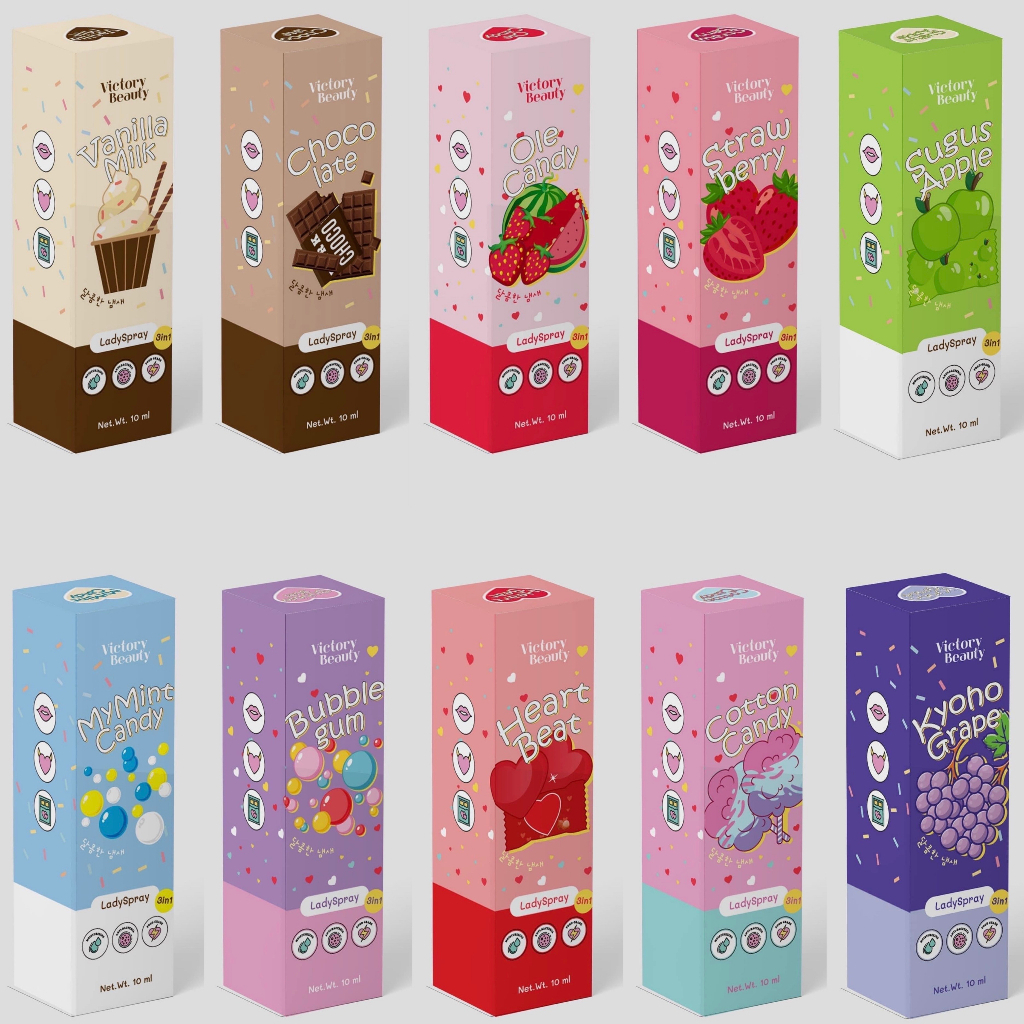 (มี 8กลิ่น) วิคตอรี่ เลดี้สเปรย์ Victory Beauty Lady Spray