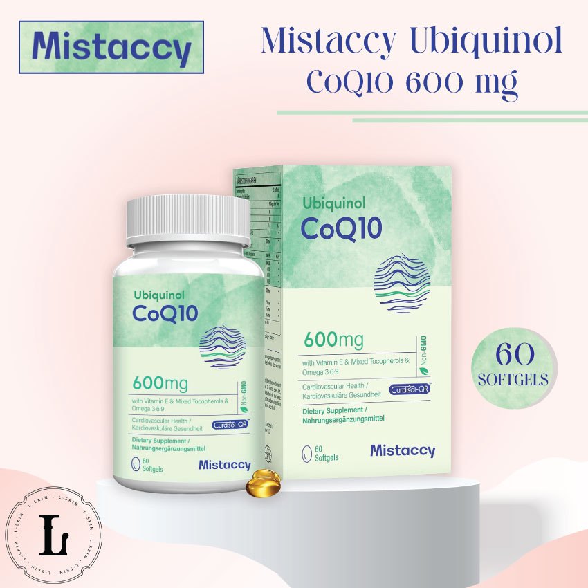 Mistaccy Ubiquinol CoQ10 600 mg.