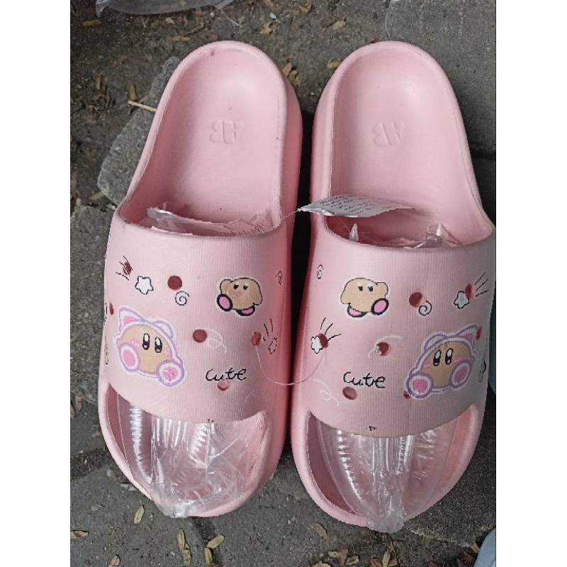 AB Walk รองเท้าแตะ ส้นสูง 2" นิ่ม เบา ไม่ลื่น ไม่เปียกน้ำ ผลิตในไทย สินค้าคละสี