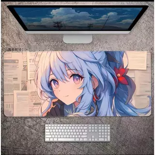 แผ่นรองเม้าส์ 80x30x3 ซม. แผ่นรองเม้าส์ลายการ์ตูน Mouse Pad แผ่นรองเมาส์ ที่รองเมาส์