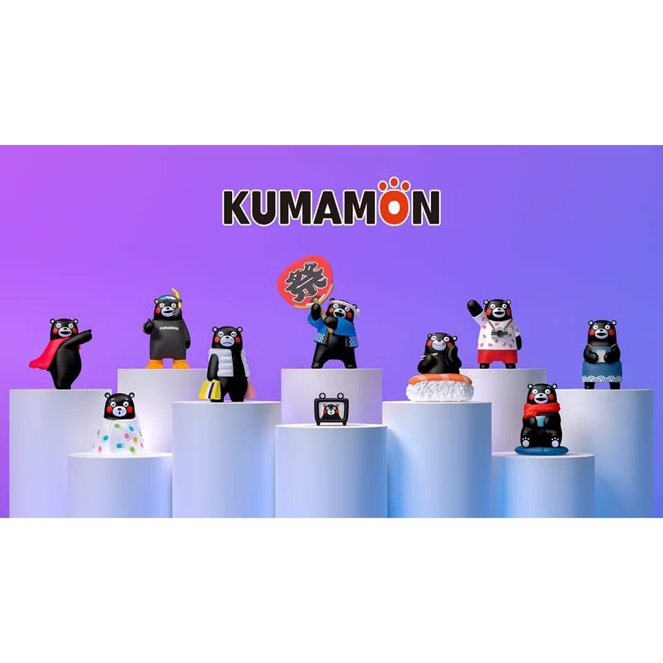 (เก็บโค้ดในVideo/Live) Kumamon Holiday Time Series ลุ้นซีเครต กล่องสุ่ม ของแท้