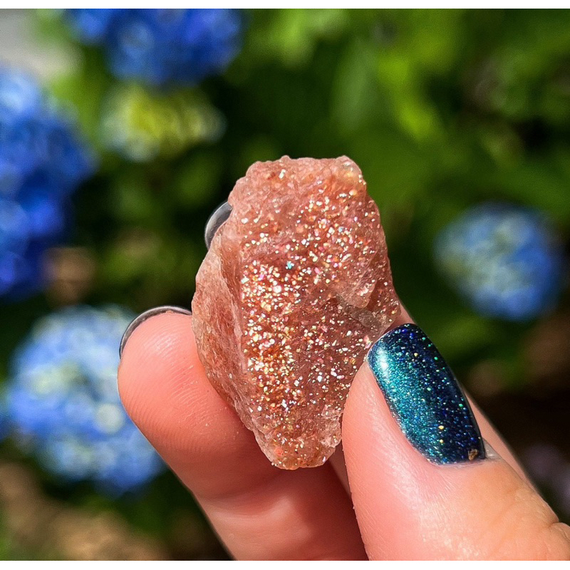 1 PC Raw Arusha Sunstone Crystals, Rough Gemstone Chunks, Confetti Sunstone Moonstone, Happiness Good Energy, Reiki