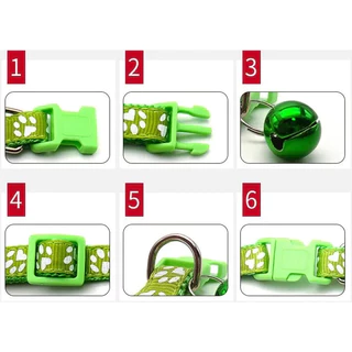 ปลอกคอหัวเข็มขัด Animal Collar (รอยเท้า)
