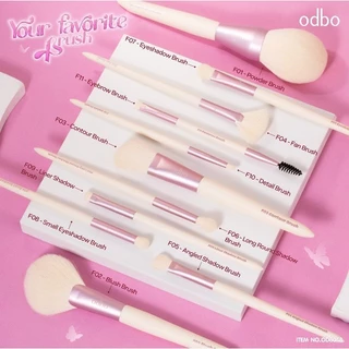 (OD8048) odboโอดีบีโอ ยัวร์ เฟโวริท บรัช แปรงแต่งหน้า เบาสบายใช้ง่าย มีหลายขนาด