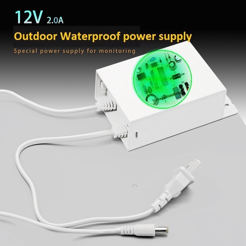 DCอะแดปเตอร์ Adapter 12V 2A（สีขาว） (DC 5.5*2MM) ของแท้จากโรงงานVSTARCAM สำหรับ Vstarcam และ IP CAMERA ทั่วไป...