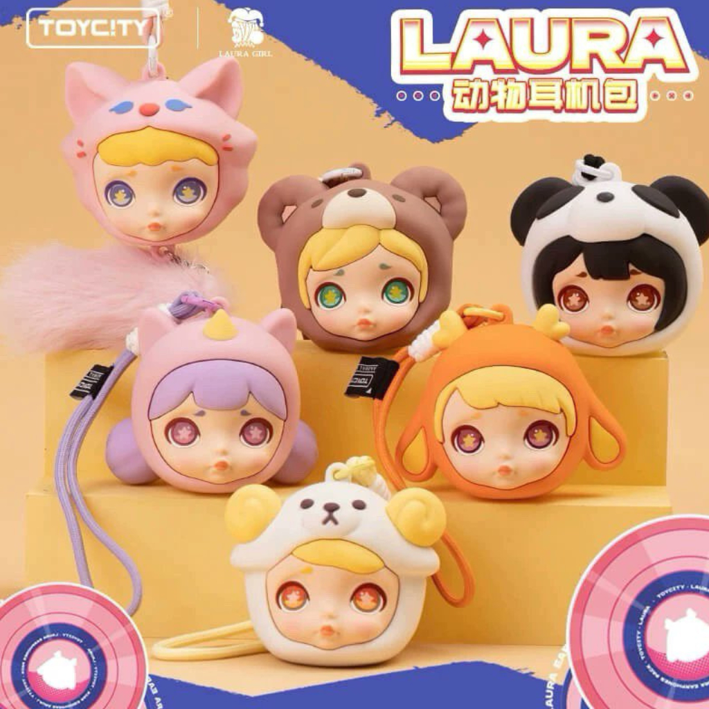 Laura Animal Earphones pack
