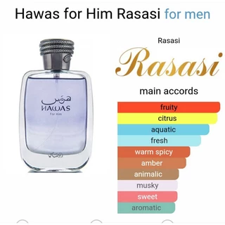Hawas for Him EDP By Rasasi100ml แท้💯