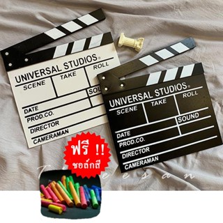 Film Slate สเลทคัทฉาก กระดานสเลทคัทฉาก  สเลทภาพยนตร์ หนังสั้…