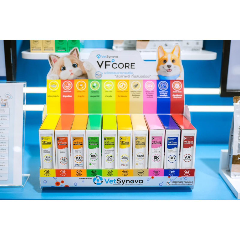 แมวเลีย VF+Core ยกกล่อง 30 ซอง บำรุงสุขภาพน้องแมว
