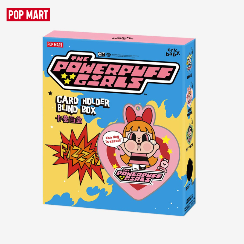 จุ่มเดี่ยว โค้ดแฟชั่นลด30% พร้อมส่งในไทย Popmart ของแท้ CRYBABY× Powerpuff Girls Series-Card Holder กล่องสุ่ม 1 สุ่ม