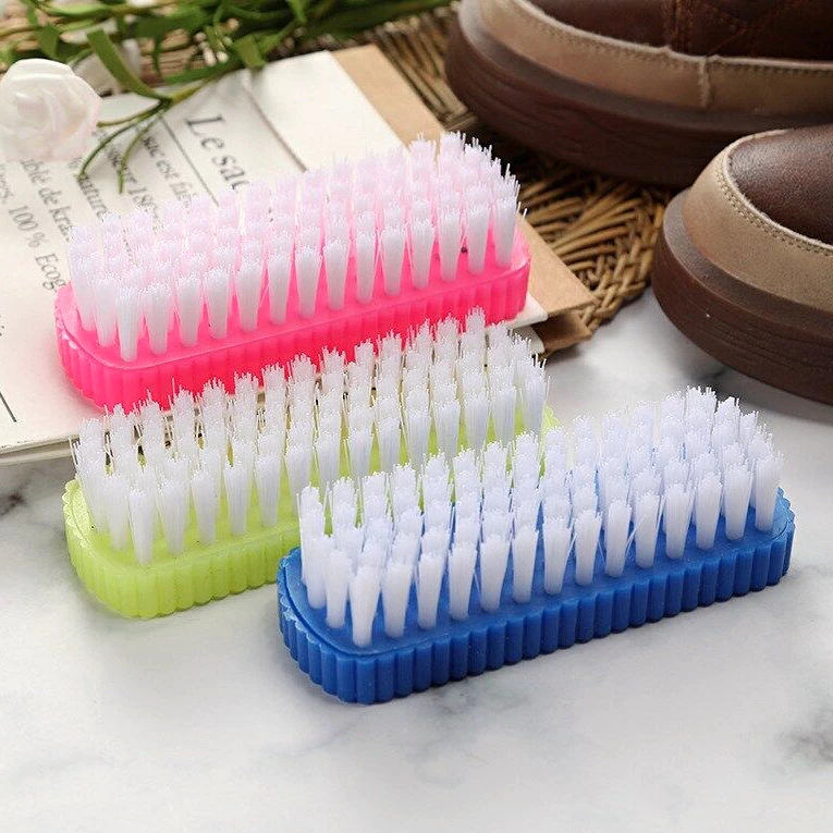 แปรงซักผ้าขนหยัก (คละสี) Queenfish QF-H55 แปรงขนนุ่ม แปรงขัดรองเท้าสีหวาน แปรงซักเสื้อ แปรงขัดทำความสะอาด