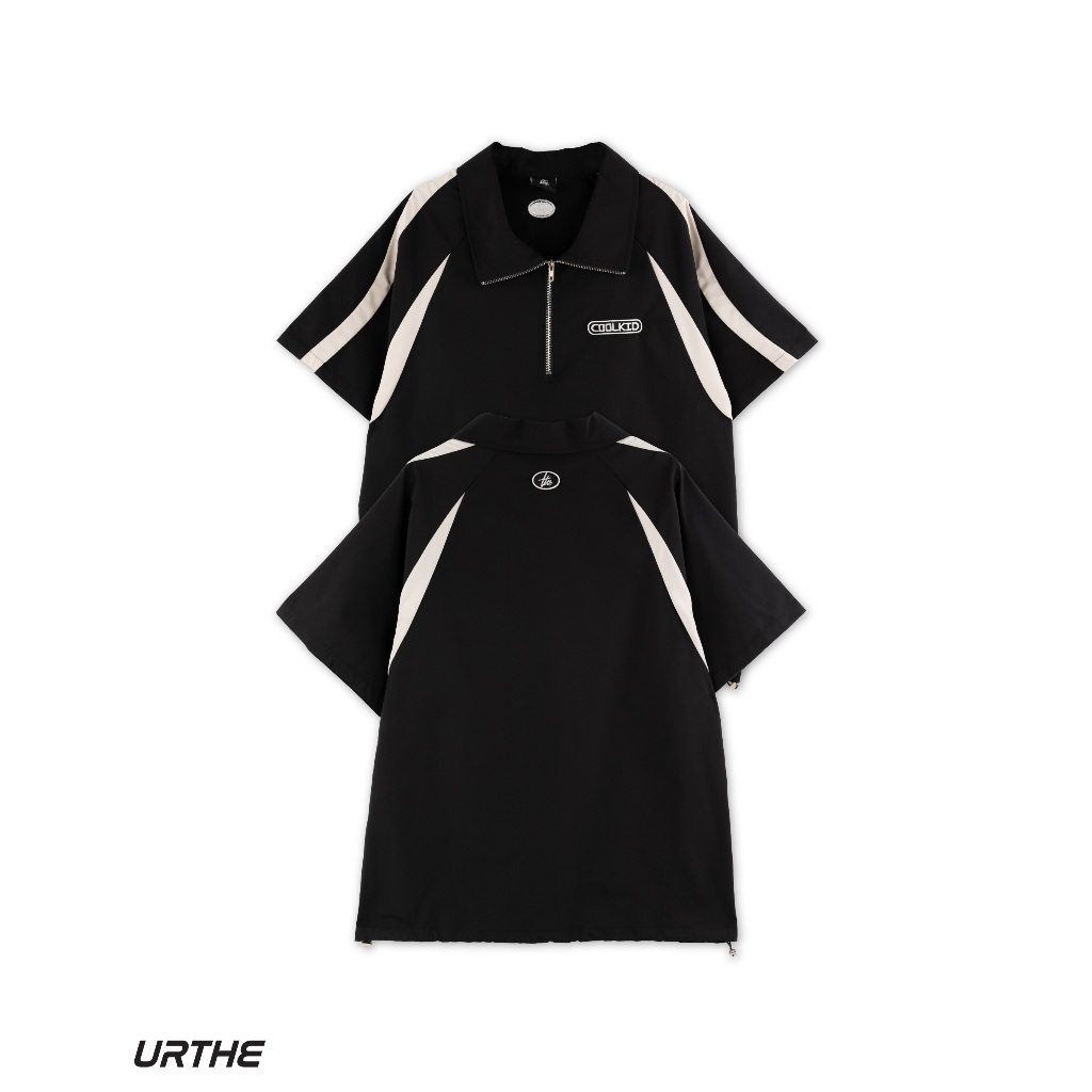 URTHE - เสื้อเชิ้ต กางเกงขาสั้น ผ้าร่ม OVERSIZED รุ่น COOLKIDWINDBAKER