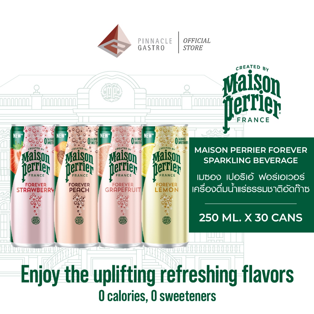 Maison Perrier Forever Flavoured Sparkling Mineral Water