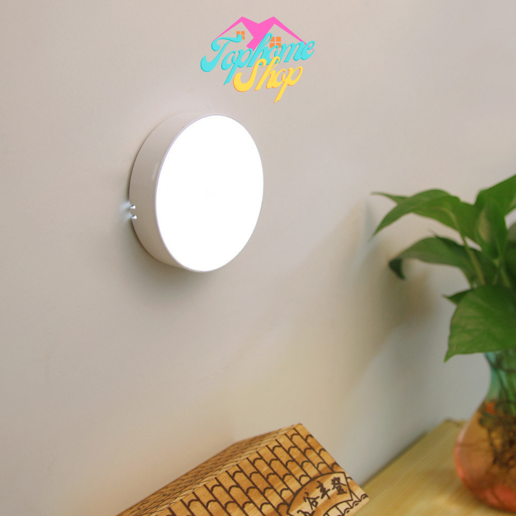Topshome ไฟเซนเซอร์อัตโนมัติ ติดผนัง แบบไร้สาย ติดหัวเตียง ตู้เสื้อผ้า ส่องทางเดิน ER-E046