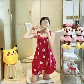 ชุดนอนกางเกง ใส่สบายผ้านิ่ม Free Size พร้อมส่ง