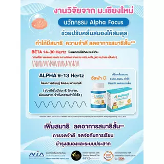 Alpha-B อาหารเสริมเด็กวัยเรียน เด็กสมาธิสั้น วิตามินบำรุงสมอง เพิ่มสมาธิ การจดจำดี เรียนรู้ไว