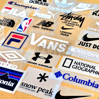 🔴พร้อมส่ง​ 10 แถม 1 ตัวรีดติดเสื้อผ้า ลายแบรนด์กีฬา ระบุขนาดไว้ที่รูปสินค้า