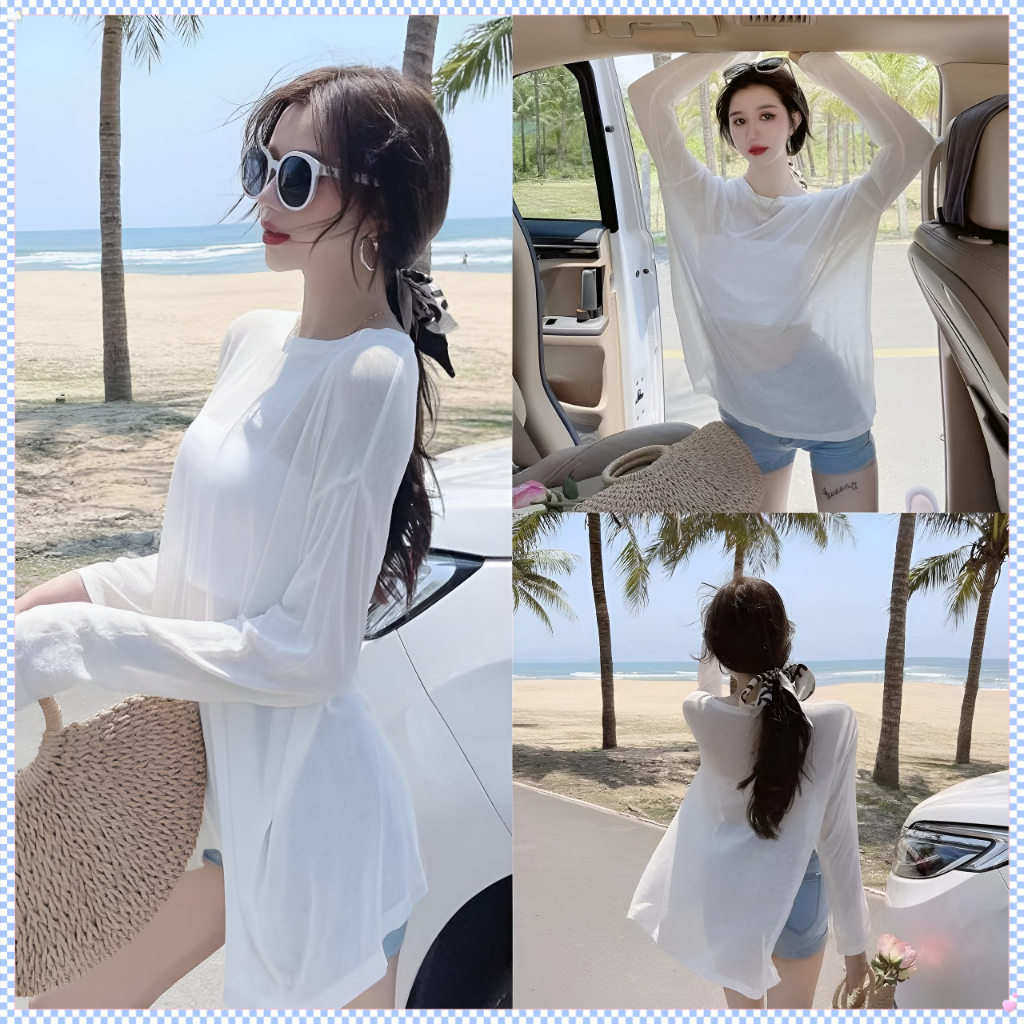 💗ส่งไวจากไทย💗เสื้อผ้าป้องกันแสงแดดเซ็กซี่ ชุดว่ายน้ำบิกินี่ ชุดคลุมกันแดดชายหาด คุณสามารถไปว่ายน้ำและพักผ่อนที่ชายหาดได้