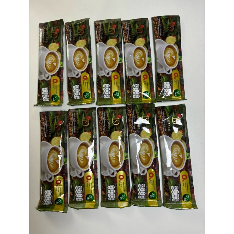 Dee Coffee กาแฟปรุงสำเร็จชนิดผง  ดีคอฟฟี่ [แบ่งขาย10ซอง]