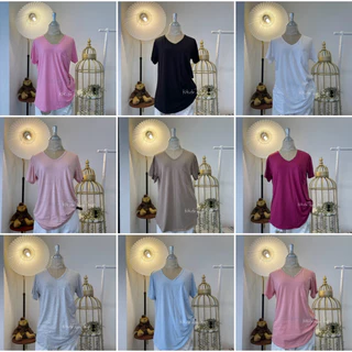 เสื้อยืดเรย่อนสาวอวบ อก38-44 ผ้ายืดตามตัว ใส่สบายผ้านิ่มทิ้งตัวไม่ร้อน มีเก็บเงินปลายทาง KIT032