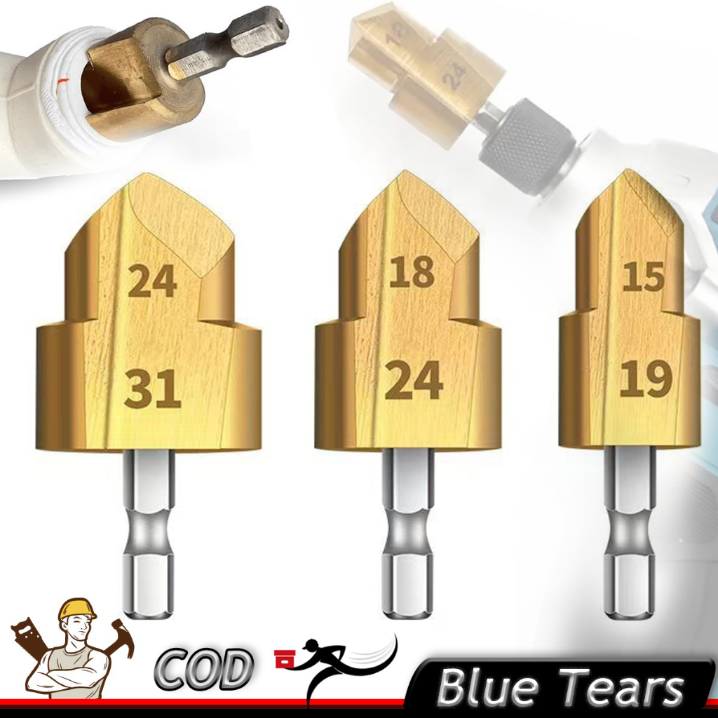 สว่านยก PPR ดอกสว่านขั้นบันได เครื่องมือเชื่อมต่อท่อน้ำ PPR Stepped Drill Bit เครื่องมือท่อน้ํา