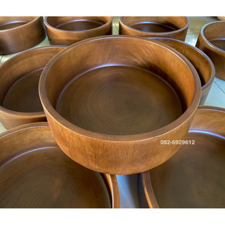 ถังไม้ อ่างสปาเท้า/สปามือ ผลิตจากไม้มะม่วง สีน้ำตาลไม้สัก ขน…