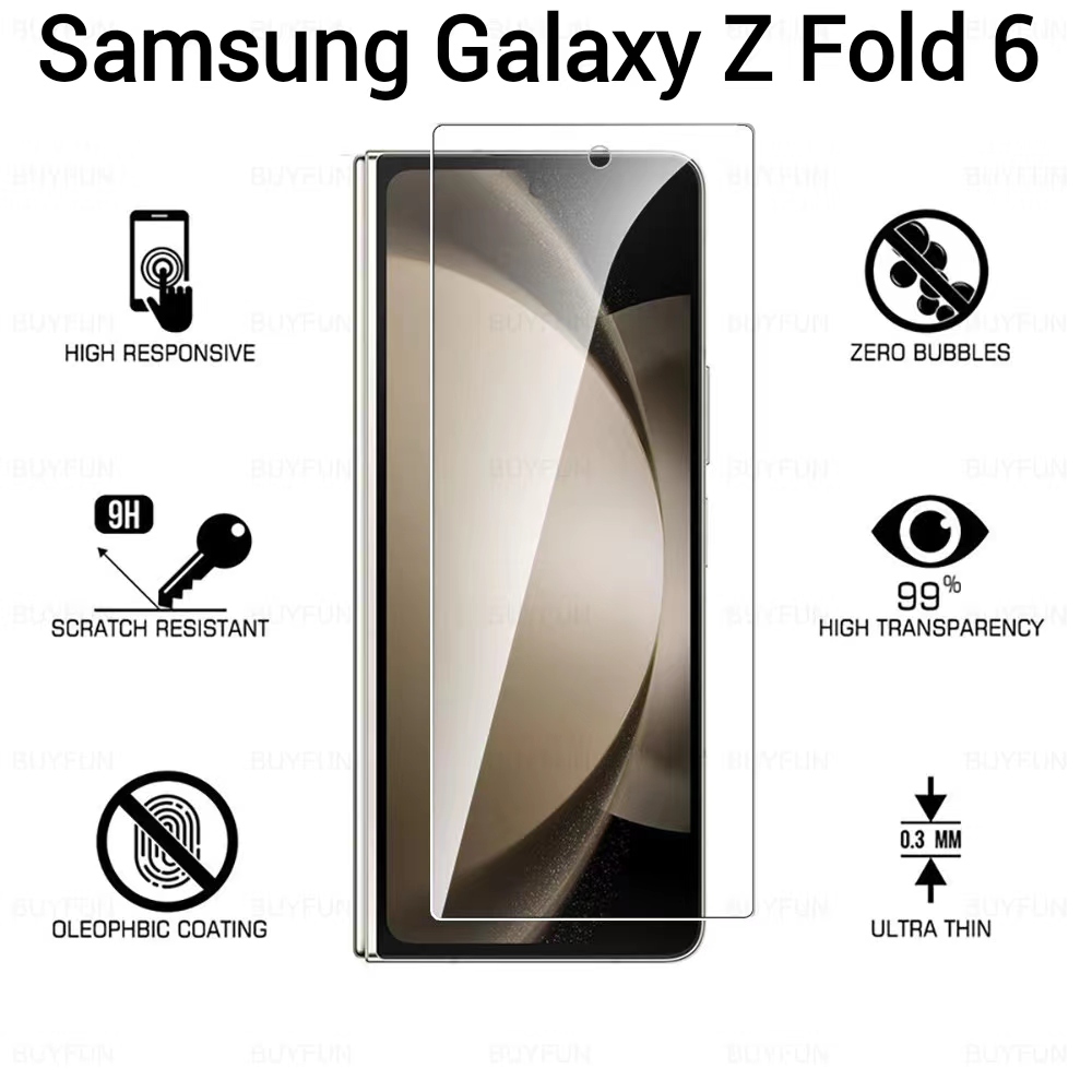 Galaxy Z Fold 7/Galaxy Z Fold 6(พร้อมส่งในไทย)ฟิล์มกระจกเต็มจอSamsung Galaxy Z Fold 6ตรงรุ่น