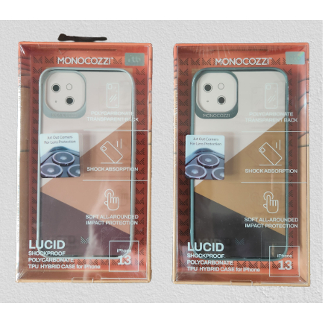**On Sale**  เคสสำหรับ iPhone 13, 13 Pro และ 13 ProMax ยี่ห้อ Monocozzi รุ่น Lucid Shockproof