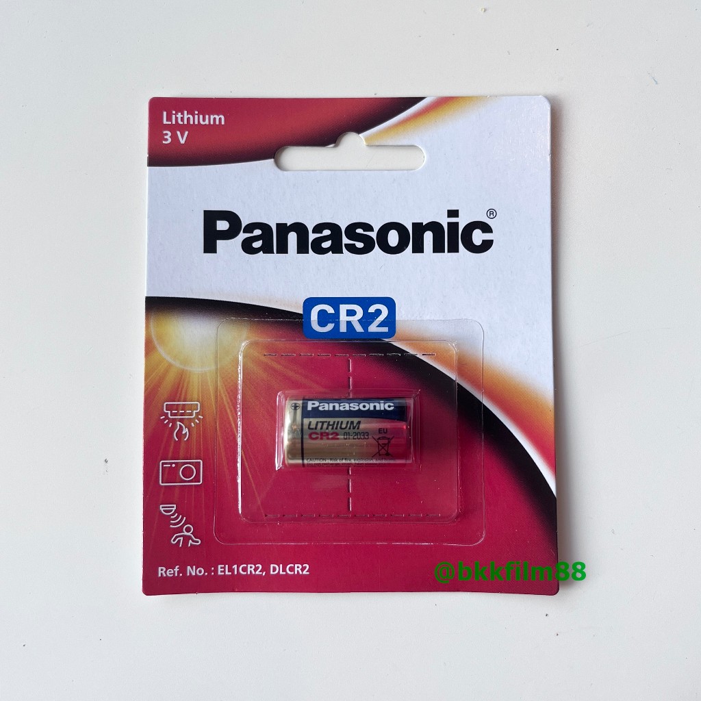 ถ่าน Panasonic CR2 ถ่านลิเที่ยม สำหรับ กล้อง กล้องฟิล์ม ไฟฉาย ของแท้ ของใหม่ แบ็ต Lithium Battery 3V